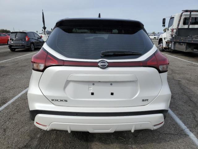 3N1CP5DV1NL487315 - 2022 NISSAN KICKS SR WHITE photo 6