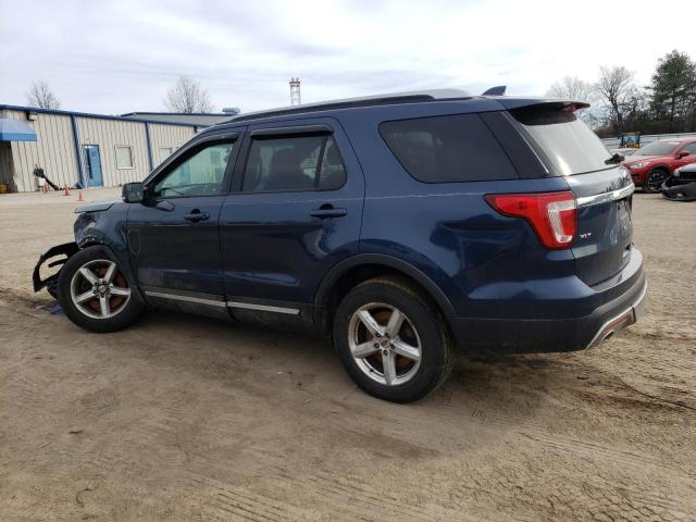 1FM5K8D88GGA73757 - 2016 FORD EXPLORER XLT BLUE photo 2