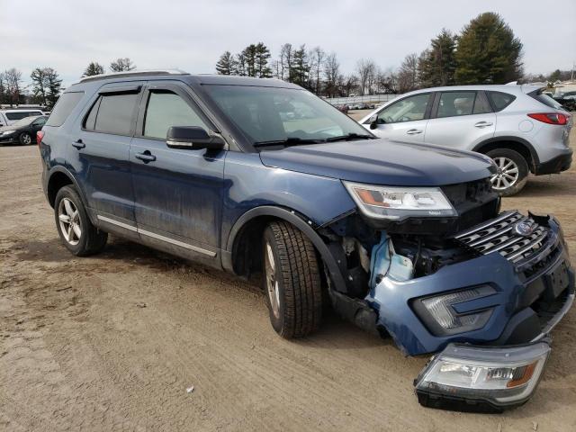 1FM5K8D88GGA73757 - 2016 FORD EXPLORER XLT BLUE photo 4