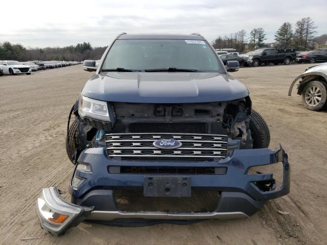 1FM5K8D88GGA73757 - 2016 FORD EXPLORER XLT BLUE photo 5