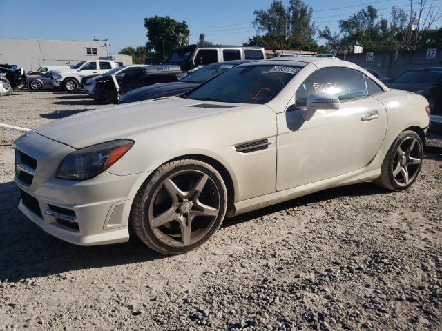 WDDPK4HA6CF036442 - 2012 MERCEDES-BENZ SLK 250 WHITE photo 1