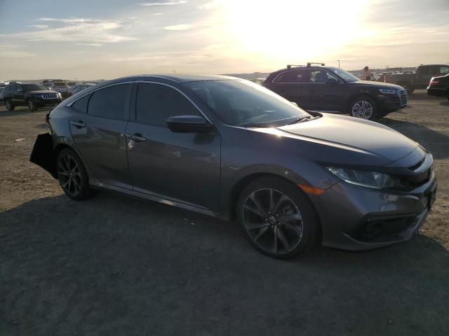 2HGFC2F88MH550592 - 2021 HONDA CIVIC SPORT GRAY photo 4