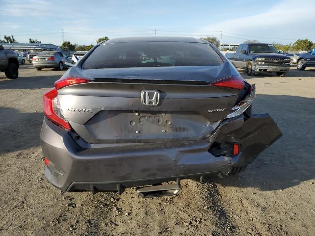 2HGFC2F88MH550592 - 2021 HONDA CIVIC SPORT GRAY photo 6