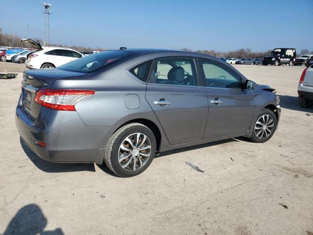 3N1AB7AP2FY326693 - 2015 NISSAN SENTRA S GRAY photo 3