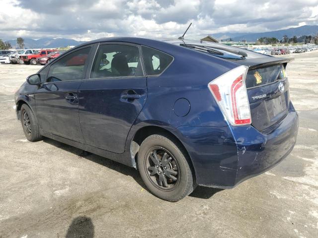 JTDKN3DUXC1560714 - 2012 TOYOTA PRIUS BLUE photo 2