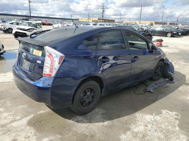 JTDKN3DUXC1560714 - 2012 TOYOTA PRIUS BLUE photo 3