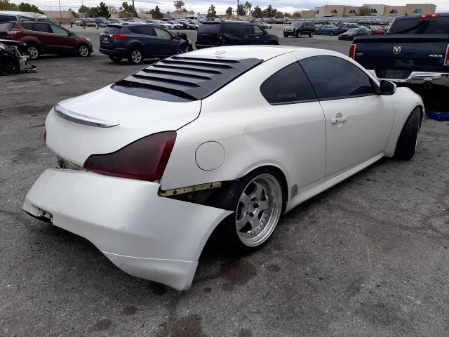 JN1CV6EK5AM103925 - 2010 INFINITI G37 BASE WHITE photo 3