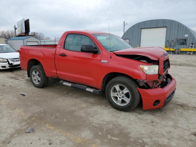 5TFJV52197X001514 - 2007 TOYOTA TUNDRA RED photo 4