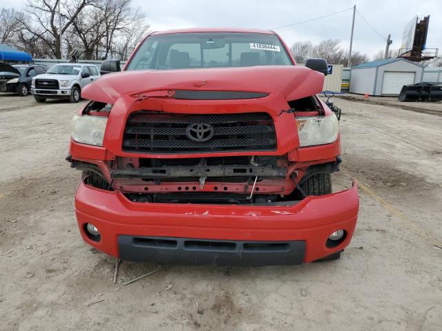 5TFJV52197X001514 - 2007 TOYOTA TUNDRA RED photo 5