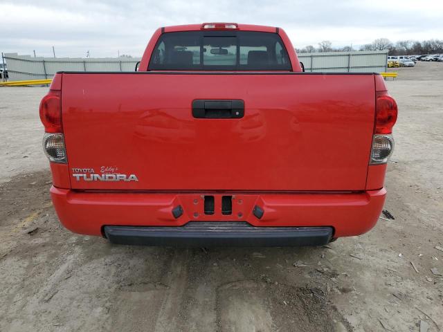 5TFJV52197X001514 - 2007 TOYOTA TUNDRA RED photo 6