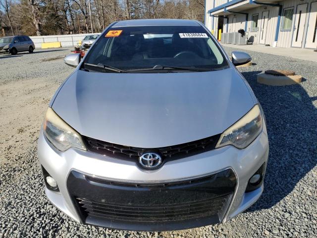 2T1BURHE7EC070240 - 2014 TOYOTA COROLLA L SILVER photo 5