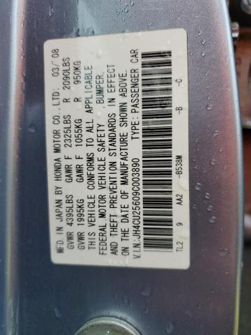 JH4CU25609C003890 - 2009 ACURA TSX GRAY photo 12