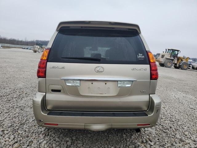 JTJBT20X050080753 - 2005 LEXUS GX 470 BEIGE photo 6