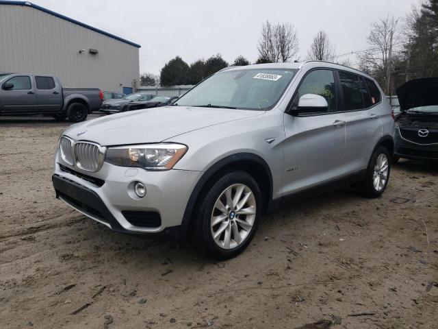 5UXWX9C50F0D59487 - 2015 BMW X3 XDRIVE28I SILVER photo 1