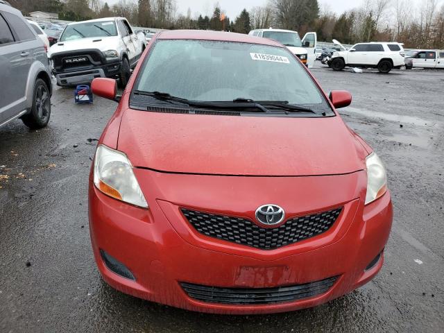 JTDBT4K36B1400916 - 2011 TOYOTA YARIS RED photo 5