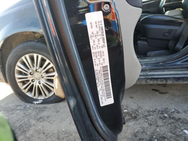 2C4RC1CG9DR588425 - 2013 CHRYSLER TOWN & COU TOURING L BLACK photo 13