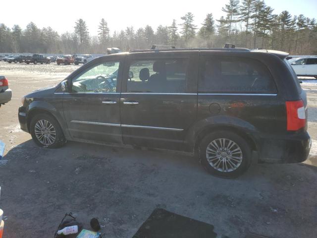 2C4RC1CG9DR588425 - 2013 CHRYSLER TOWN & COU TOURING L BLACK photo 2