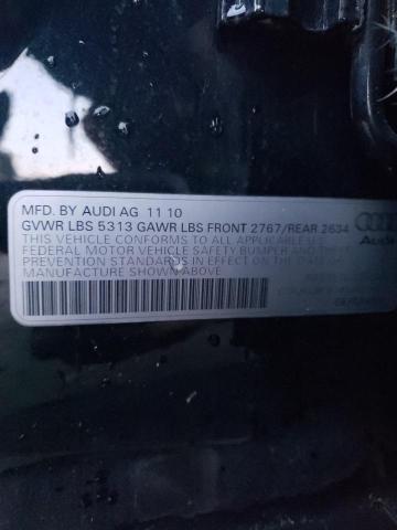 WAUKGBFB4BN042845 - 2011 AUDI A6 PRESTIGE შავი ფოტო 12