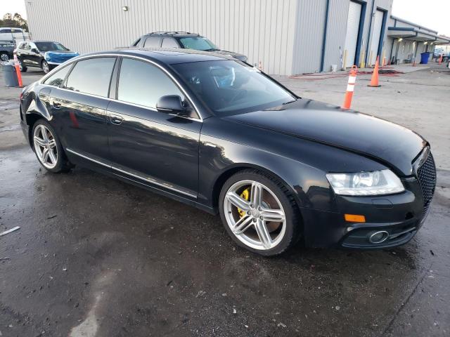 WAUKGBFB4BN042845 - 2011 AUDI A6 PRESTIGE შავი ფოტო 4