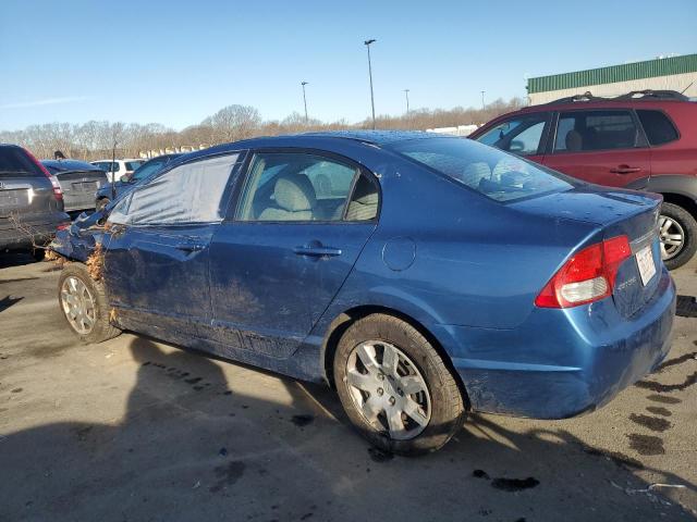 2HGFA1F5XAH323342 - 2010 HONDA CIVIC LX BLUE photo 2