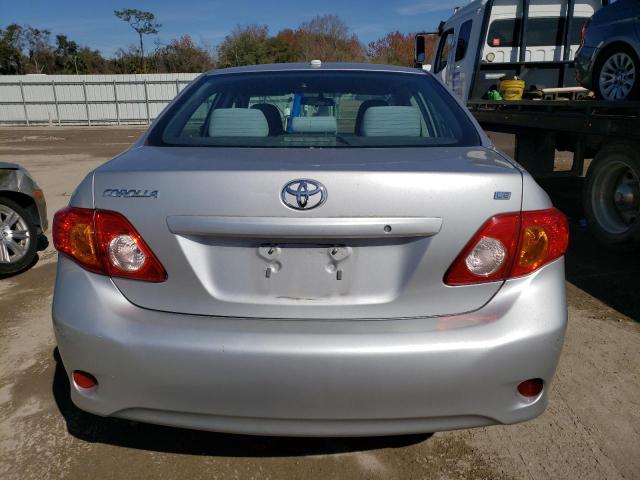 2T1BU4EE3AC316699 - 2010 TOYOTA COROLLA BASE SILVER photo 6