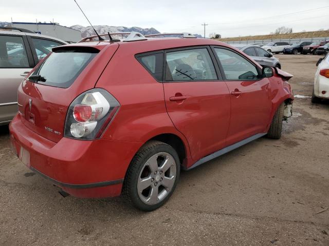 5Y2SM67019Z401832 - 2009 PONTIAC VIBE RED photo 3