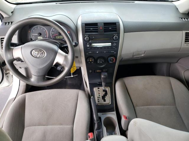 2T1BU4EE1AC303160 - 2010 TOYOTA COROLLA BASE WHITE photo 8