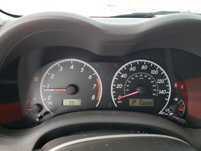 2T1BU4EE1AC303160 - 2010 TOYOTA COROLLA BASE WHITE photo 9