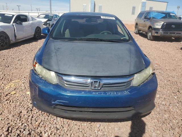 19XFB2F51CE328705 - 2012 HONDA CIVIC LX BLUE photo 5