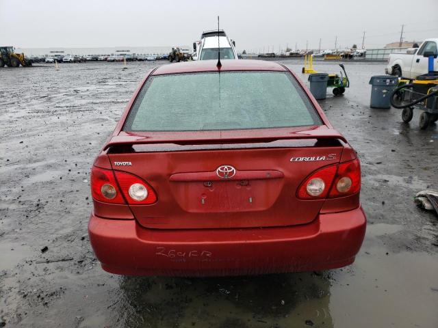 1NXBR30E57Z840043 - 2007 TOYOTA COROLLA CE RED photo 6