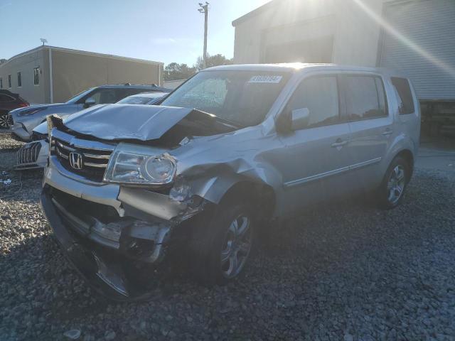 5FNYF4H75EB049536 - 2014 HONDA PILOT EXLN SILVER photo 1