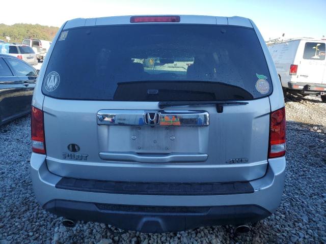 5FNYF4H75EB049536 - 2014 HONDA PILOT EXLN SILVER photo 6