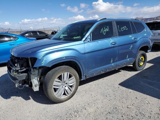 1V2ER2CAXKC543738 - 2019 VOLKSWAGEN ATLAS SEL BLUE photo 1