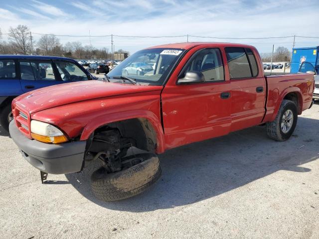 1D7HL38X43S312124 - 2003 DODGE DAKOTA QUAD SPORT RED photo 1