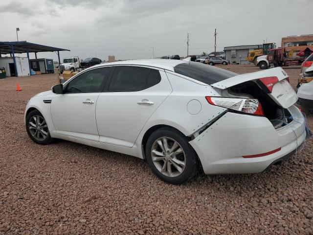 5XXGN4A74DG126837 - 2013 KIA OPTIMA EX WHITE photo 2