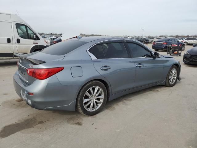 JN1BV7AP6FM346699 - 2015 INFINITI Q50 BASE BLUE photo 3