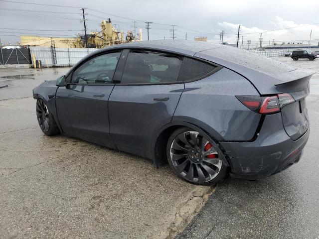 7SAYGDEF1NF391853 - 2022 TESLA MODEL Y GRAY photo 2