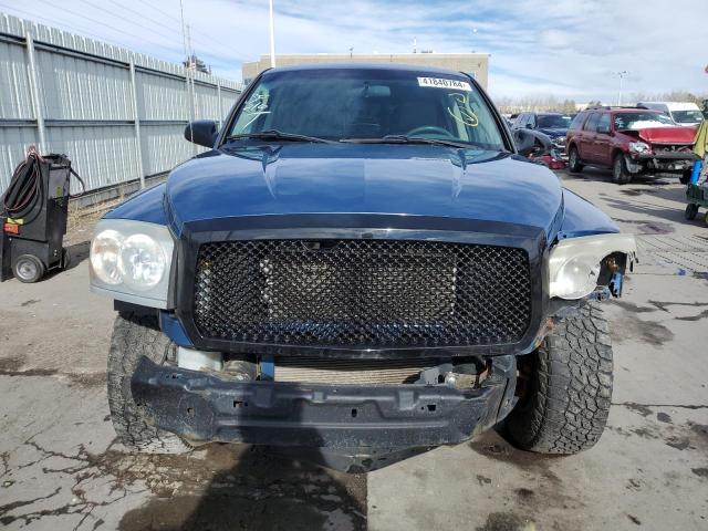 1D7HW48N66S627300 - 2006 DODGE DAKOTA QUAD SLT BLUE photo 5