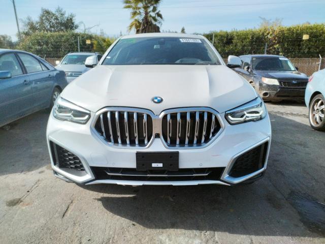 5UXCY6C07M9E82201 - 2021 BMW X6 XDRIVE40I WHITE photo 5