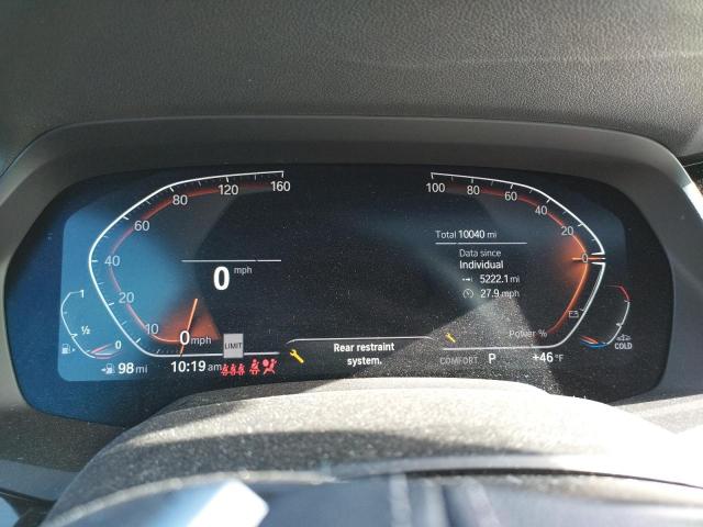 5UXCY6C07M9E82201 - 2021 BMW X6 XDRIVE40I WHITE photo 9