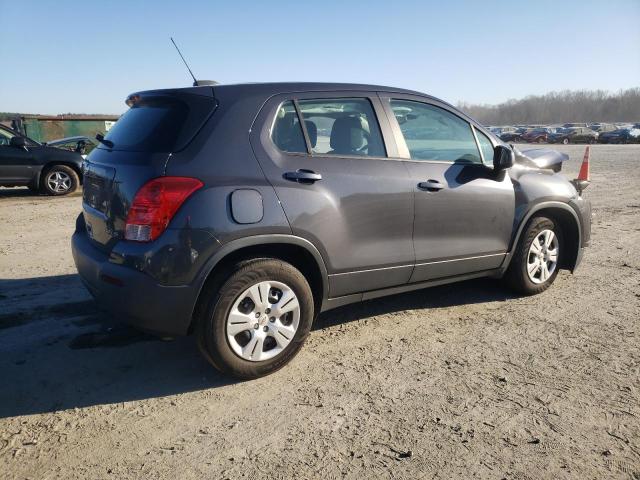 3GNCJKSB9GL221704 - 2016 CHEVROLET TRAX LS GRAY photo 3