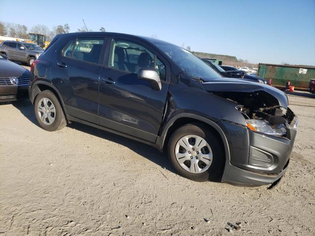 3GNCJKSB9GL221704 - 2016 CHEVROLET TRAX LS GRAY photo 4