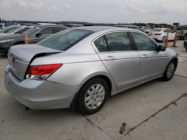 1HGCP26389A113712 - 2009 HONDA ACCORD LX SILVER photo 3