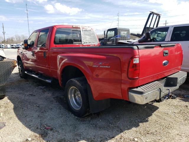 1FTWW33R18EC03157 - 2008 FORD F350 SUPER DUTY RED photo 2