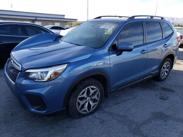 JF2SKAGC6KH566548 - 2019 SUBARU FORESTER PREMIUM BLUE photo 1