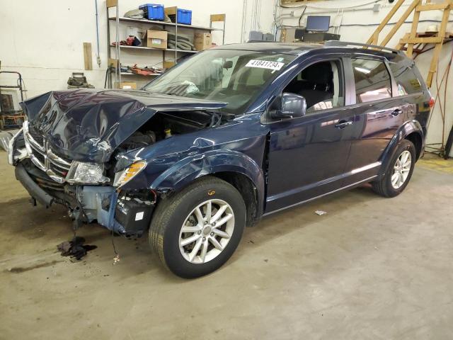 3C4PDDBG3ET251674 - 2014 DODGE JOURNEY SXT BLUE photo 1