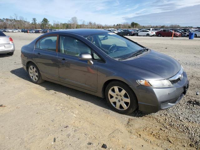 2HGFA16559H333918 - 2009 HONDA CIVIC LX GRAY photo 4