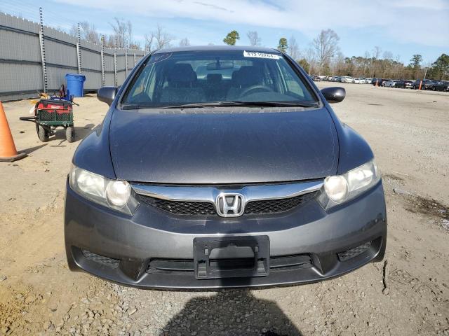 2HGFA16559H333918 - 2009 HONDA CIVIC LX GRAY photo 5