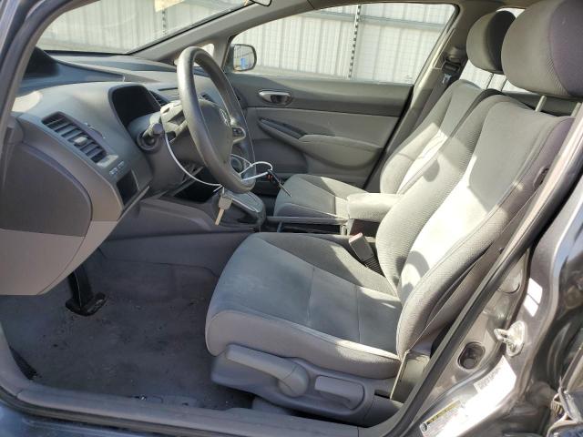 2HGFA16559H333918 - 2009 HONDA CIVIC LX GRAY photo 7