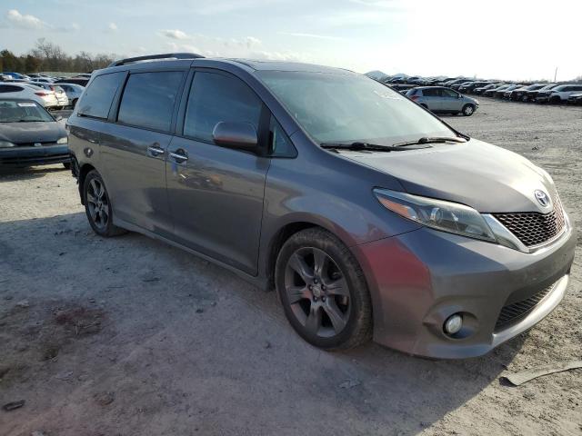 5TDXK3DC5GS737281 - 2016 TOYOTA SIENNA SE GRAY photo 4